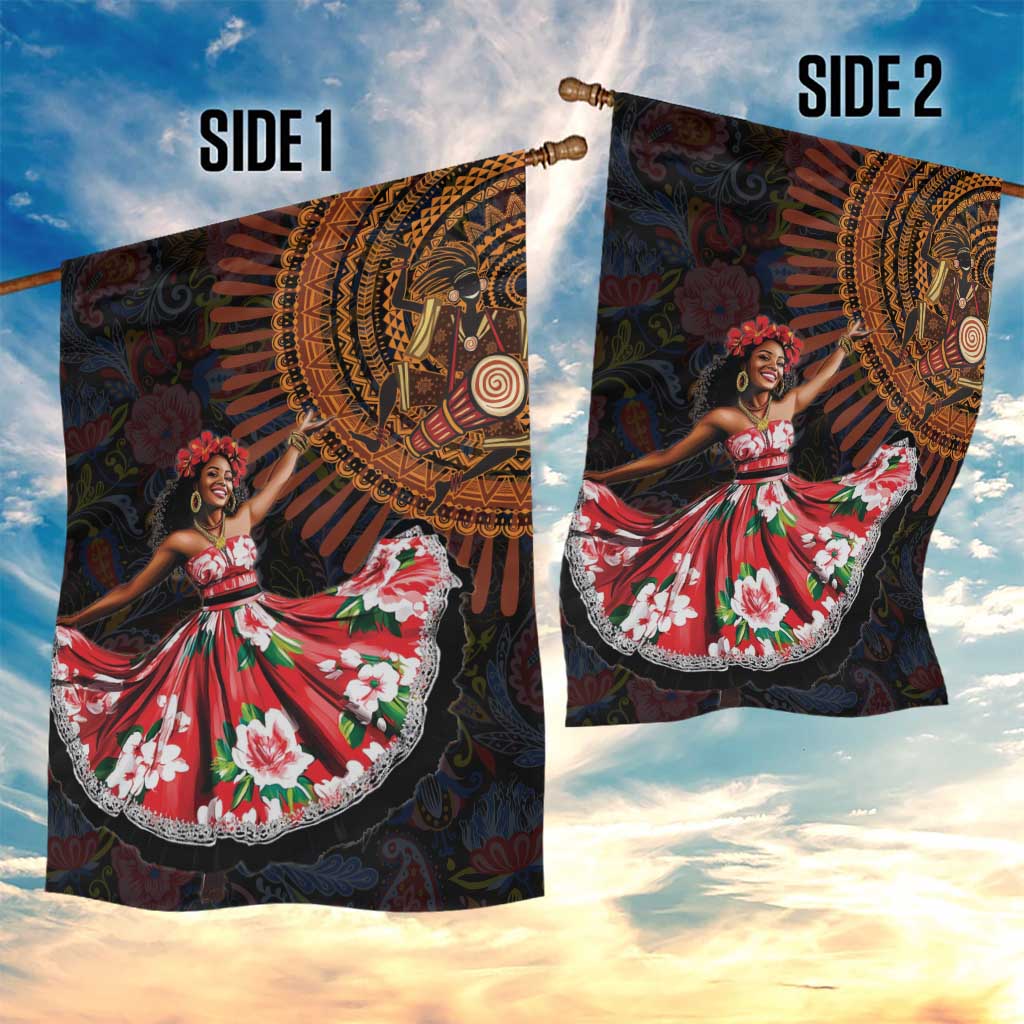 Sega Traditional Dance Garden Flag Paisley Mix African Pattern