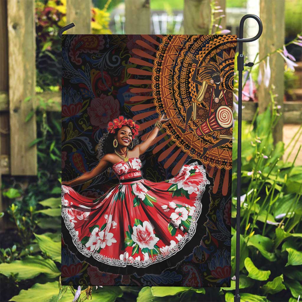 Sega Traditional Dance Garden Flag Paisley Mix African Pattern