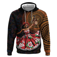 Sega Traditional Dance Hoodie Paisley Mix African Pattern