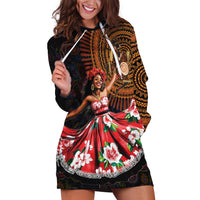 Sega Traditional Dance Hoodie Dress Paisley Mix African Pattern