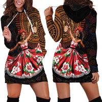 Sega Traditional Dance Hoodie Dress Paisley Mix African Pattern