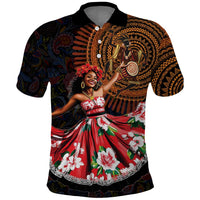 Sega Traditional Dance Polo Shirt Paisley Mix African Pattern