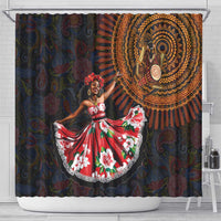 Sega Traditional Dance Shower Curtain Paisley Mix African Pattern - Wonder Print Shop
