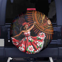 Sega Traditional Dance Spare Tire Cover Paisley Mix African Pattern - Wonder Print Shop