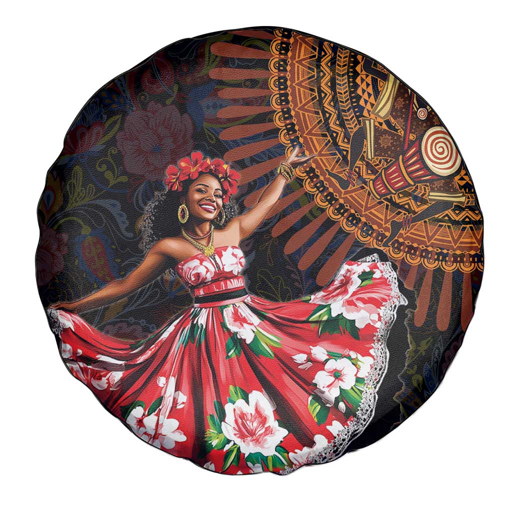 Sega Traditional Dance Spare Tire Cover Paisley Mix African Pattern - Wonder Print Shop