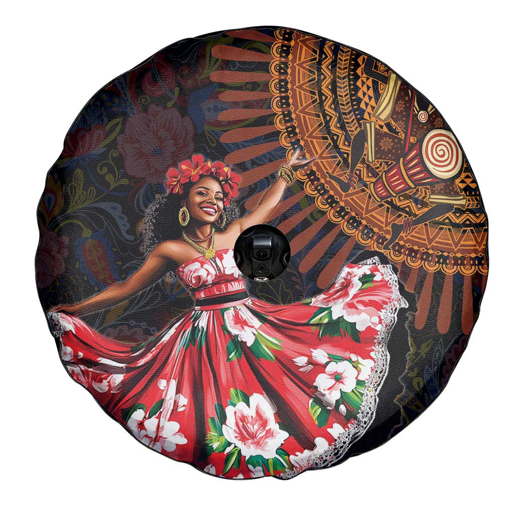 Sega Traditional Dance Spare Tire Cover Paisley Mix African Pattern - Wonder Print Shop