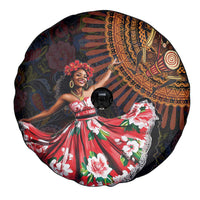 Sega Traditional Dance Spare Tire Cover Paisley Mix African Pattern - Wonder Print Shop