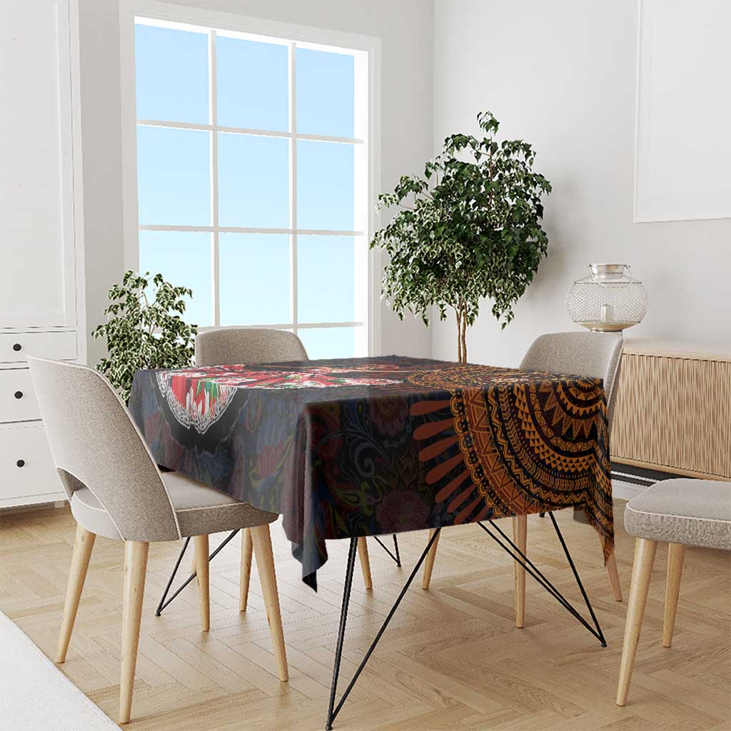 Sega Traditional Dance Tablecloth Paisley Mix African Pattern - Wonder Print Shop