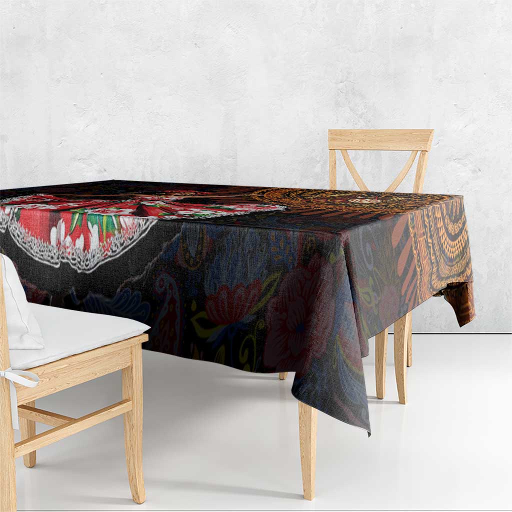 Sega Traditional Dance Tablecloth Paisley Mix African Pattern - Wonder Print Shop