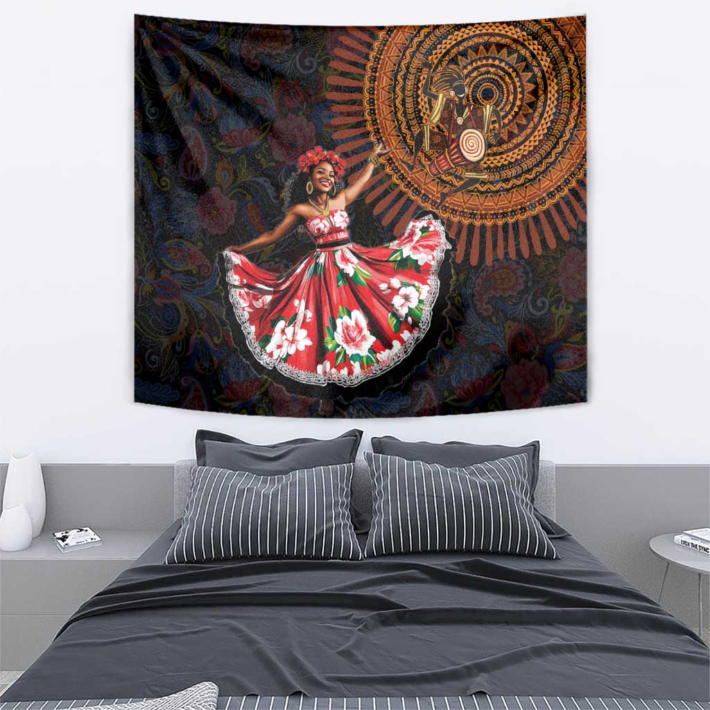 Sega Traditional Dance Tapestry Paisley Mix African Pattern - Wonder Print Shop