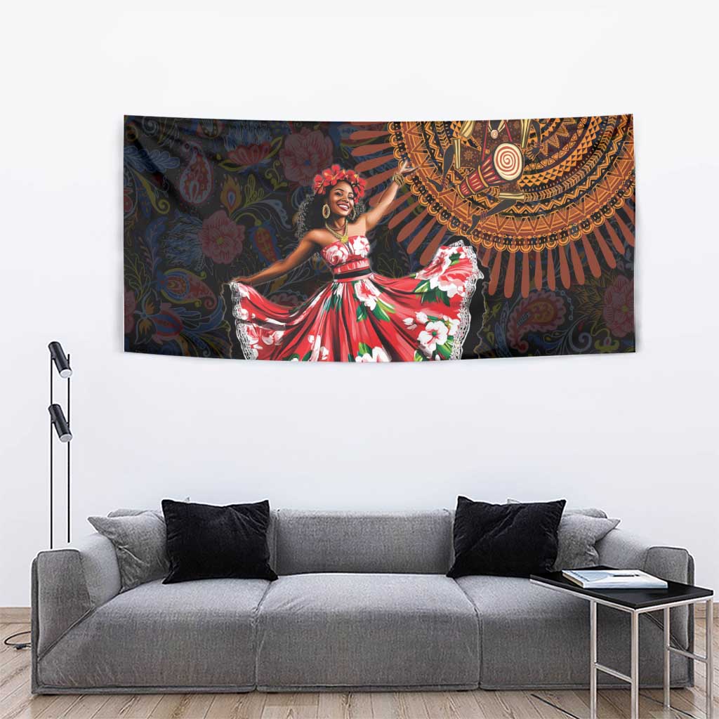 Sega Traditional Dance Tapestry Paisley Mix African Pattern - Wonder Print Shop