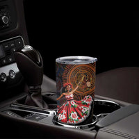 Sega Traditional Dance Tumbler Cup Paisley Mix African Pattern - Wonder Print Shop