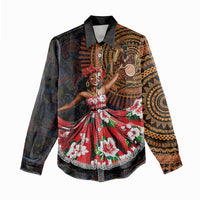 Sega Traditional Dance Women Casual Shirt Paisley Mix African Pattern - Wonder Print Shop