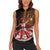Sega Traditional Dance Women Sleeveless Polo Shirt Paisley Mix African Pattern - Wonder Print Shop