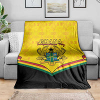 Ghana Independence Day Blanket Coat Of Arms With Kente Pattern