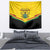 Ghana Independence Day Tapestry Coat Of Arms With Kente Pattern - Wonder Print Shop