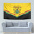 Ghana Independence Day Tapestry Coat Of Arms With Kente Pattern - Wonder Print Shop