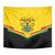 Ghana Independence Day Tapestry Coat Of Arms With Kente Pattern - Wonder Print Shop