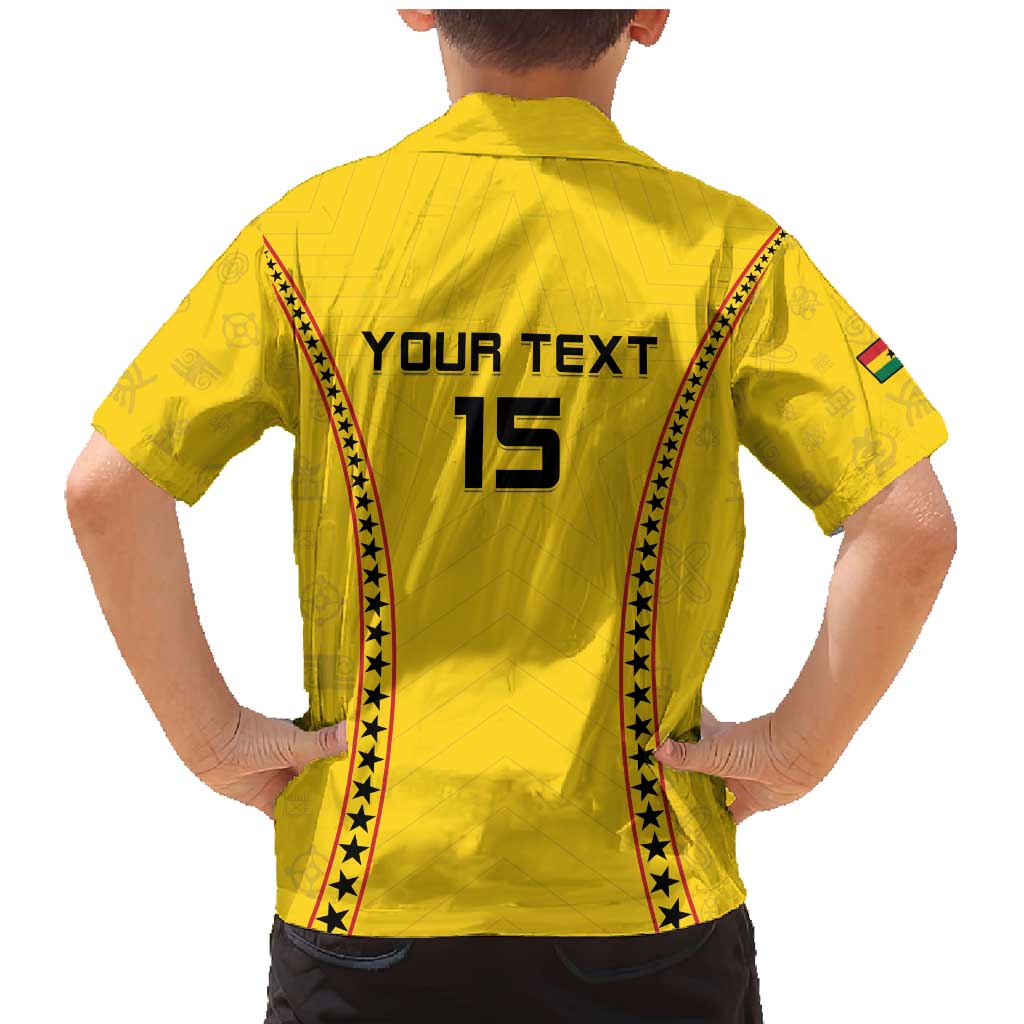 Custom Ghana Football Family Matching Mermaid Dress and Hawaiian Shirt Go Black Stars