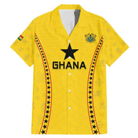Custom Ghana Football Family Matching Mermaid Dress and Hawaiian Shirt Go Black Stars