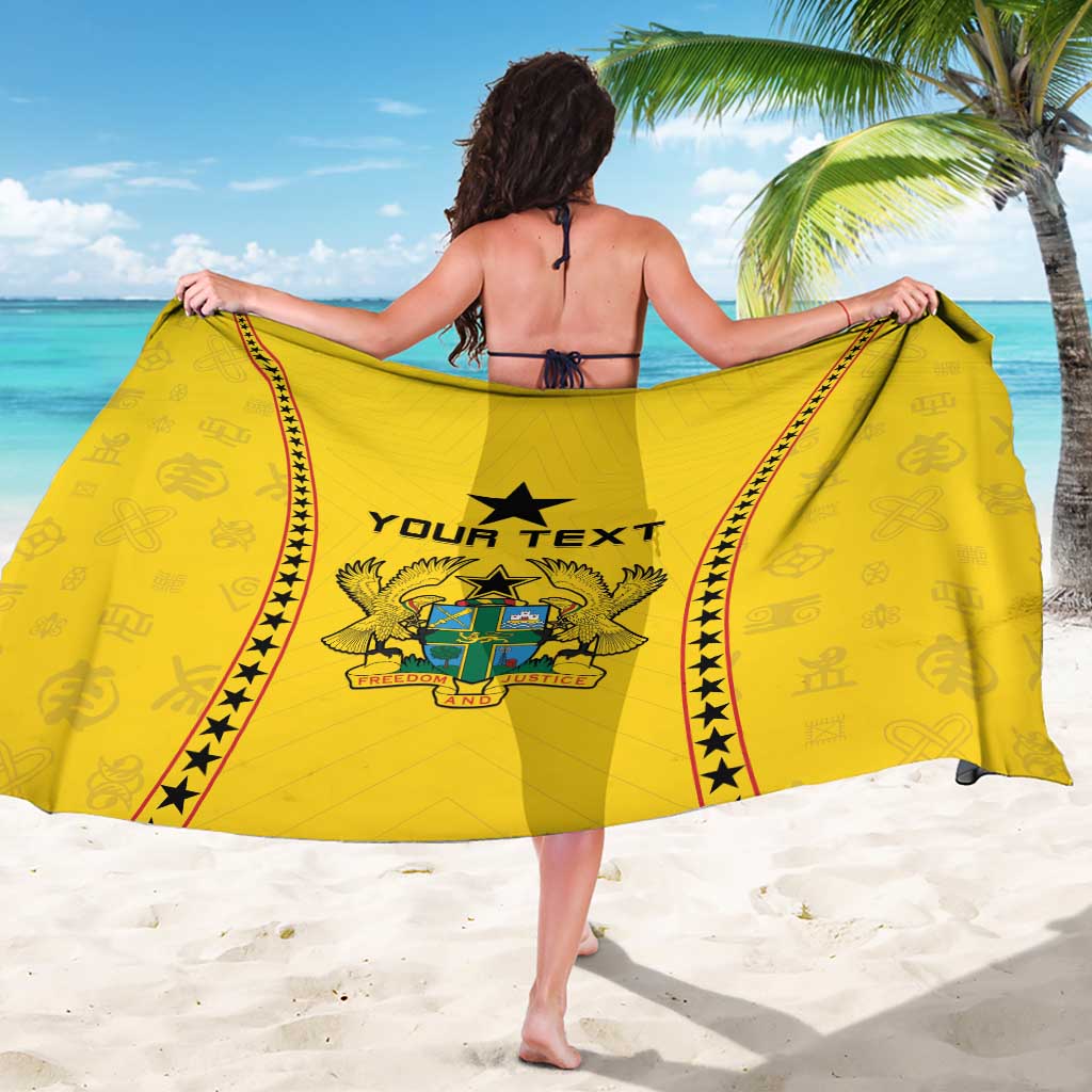 Custom Ghana Football Sarong Go Black Stars - Wonder Print Shop