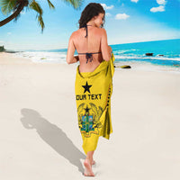 Custom Ghana Football Sarong Go Black Stars - Wonder Print Shop