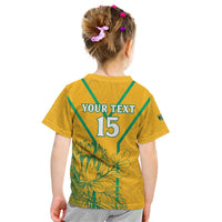 Custom South Africa Soccer Kid T Shirt Go Bafana Bafana
