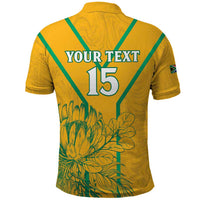 Custom South Africa Soccer Polo Shirt Go Bafana Bafana