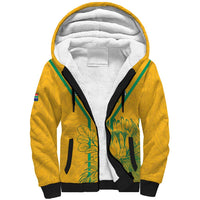 Custom South Africa Soccer Sherpa Hoodie Go Bafana Bafana