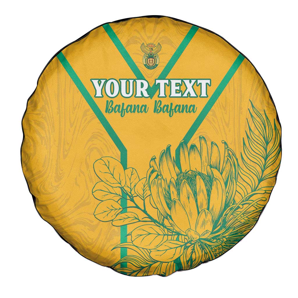 Custom South Africa Soccer Spare Tire Cover Go Bafana Bafana