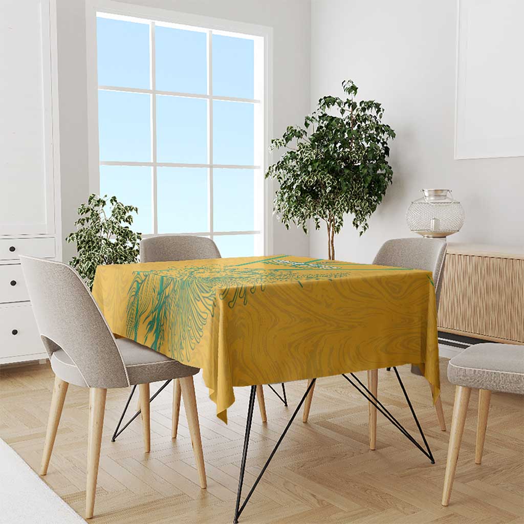 Custom South Africa Soccer Tablecloth Go Bafana Bafana