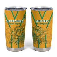 Custom South Africa Soccer Tumbler Cup Go Bafana Bafana