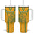 Custom South Africa Soccer Tumbler With Handle Go Bafana Bafana