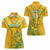 Custom South Africa Soccer Women Polo Shirt Go Bafana Bafana
