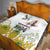 Happy South Africa Freedom Day Quilt Nelson Mandela With Protea