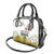 Happy South Africa Freedom Day Shoulder Handbag Nelson Mandela With Protea
