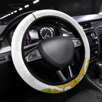 Happy South Africa Freedom Day Steering Wheel Cover Nelson Mandela With Protea