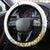 Happy South Africa Freedom Day Steering Wheel Cover Nelson Mandela With Protea