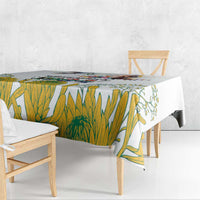 Happy South Africa Freedom Day Tablecloth Nelson Mandela With Protea