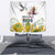 Happy South Africa Freedom Day Tapestry Nelson Mandela With Protea