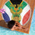Personalised South Africa Beach Blanket Coat Of Arms Flag Style