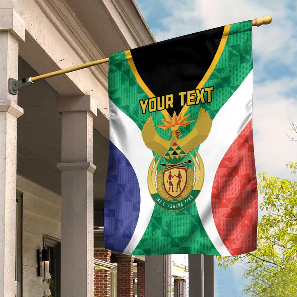 Personalised South Africa Garden Flag Coat Of Arms Flag Style