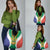 Personalised South Africa Grocery Bag Coat Of Arms Flag Style