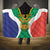 Personalised South Africa Hooded Blanket Coat Of Arms Flag Style