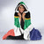 Personalised South Africa Hooded Blanket Coat Of Arms Flag Style