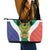 Personalised South Africa Leather Tote Bag Coat Of Arms Flag Style