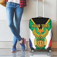 Personalised South Africa Luggage Cover Coat Of Arms Flag Style