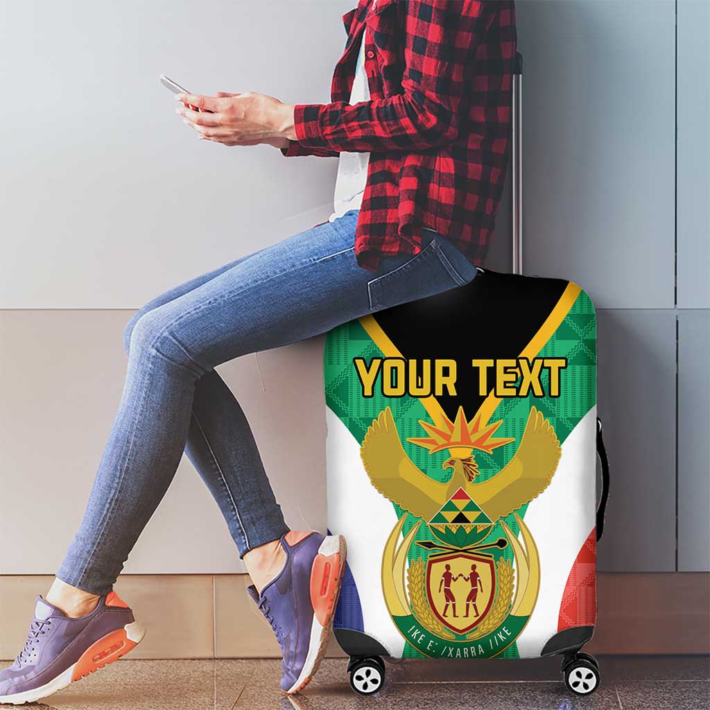 Personalised South Africa Luggage Cover Coat Of Arms Flag Style