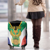 Personalised South Africa Luggage Cover Coat Of Arms Flag Style