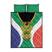 Personalised South Africa Quilt Bed Set Coat Of Arms Flag Style